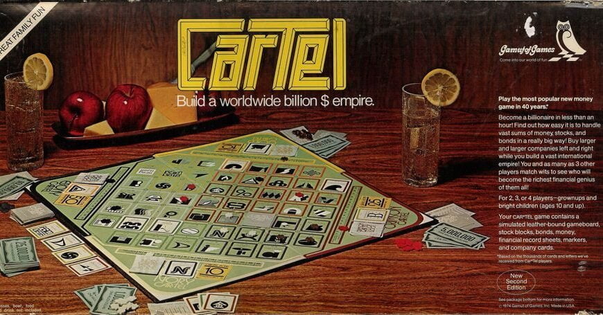 Cartel (1973) Board Game
