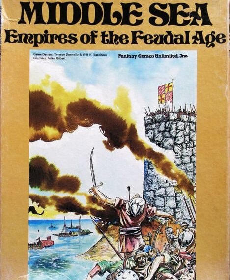 Middle Sea: Empires of the Feudal Age (1979) Board Game