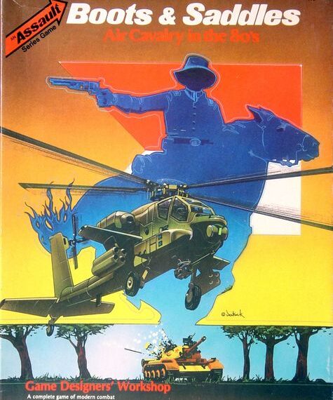 Boots & Saddles, An Assault Series Module (1984) Board Game