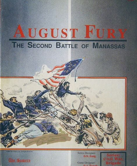 August Fury: The Second Battle of Manassas (1990) Board Game