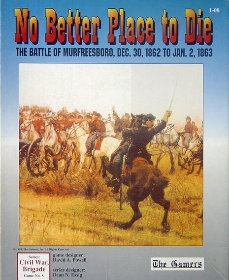 No Better Place to Die: The Battle of Murfreesboro (1994) Board Game