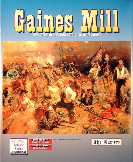 Gaines Mill: The Battles of the Seven Days, June 1962, Volume 1 (1997) Board Game