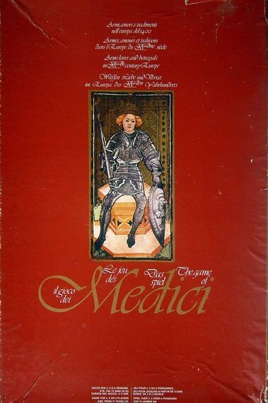 The Game of Medici: Arms, Loves and Betrayals in XVth Century Europe (1982) Board Game