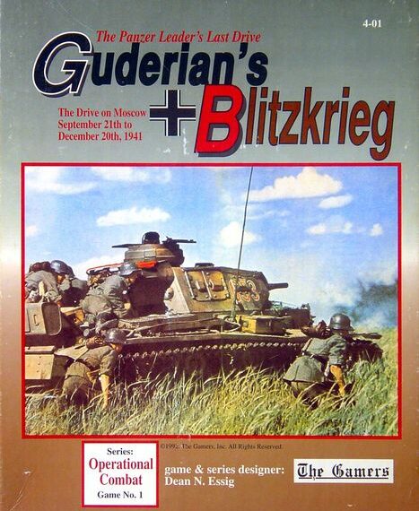 Guderian’s Blitzkrieg: The Drive on Moscow (1992) Board Game