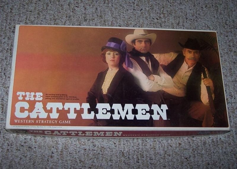 The Cattlemen (1977) Board Game