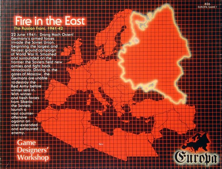 Fire in the East (1984) Board Game