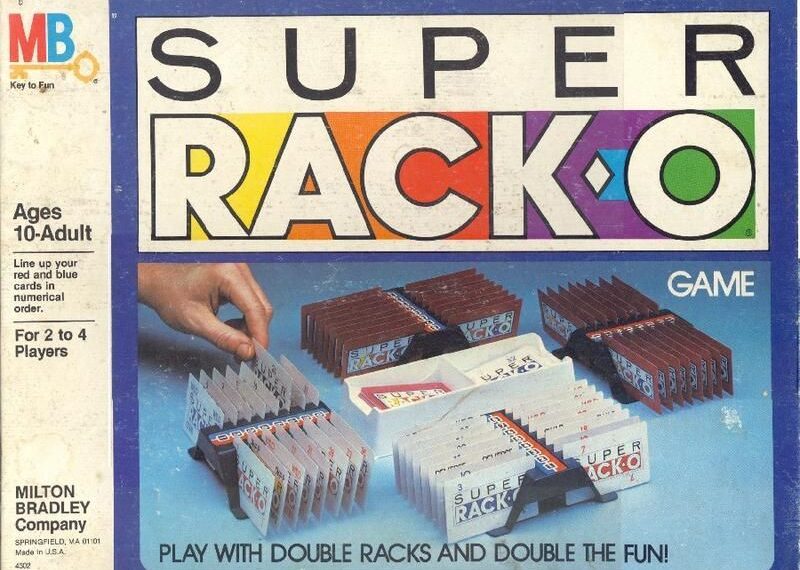 Super Rack-O (1983) Board Game