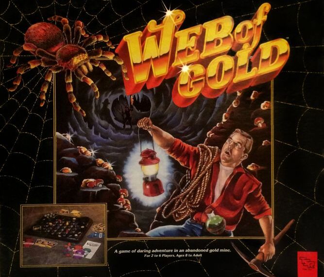 Web of Gold (1987) Board Game