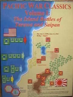 Pacific War Classics Vol 1: Tarawa & Saipan (1992) Board Game