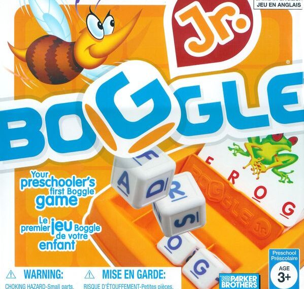 Boggle Jr. (1988) Board Game