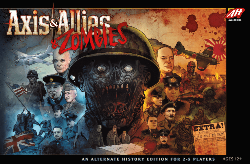 Axis & Allies & Zombies (2018) Board Game