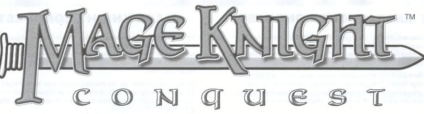 Mage Knight Conquest (2002) Board Game