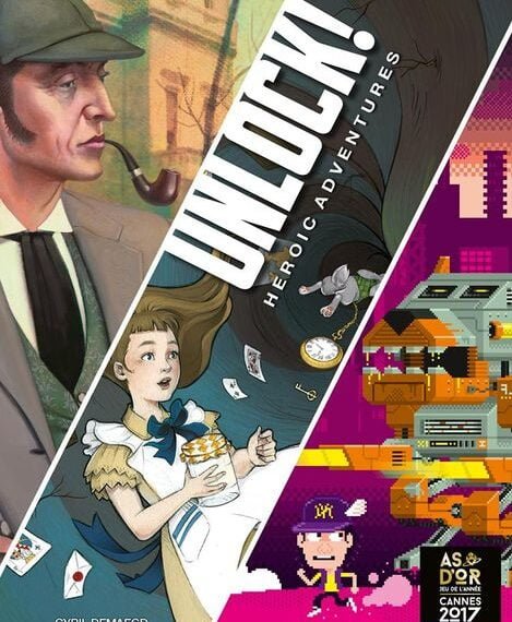 Unlock!: Heroic Adventures (2018) Board Game
