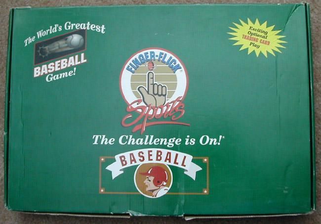 Finger-Flick Sports: Baseball (1996) Board Game