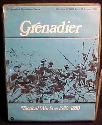 Grenadier: Tactical Warfare 1680-1850 (1972) Board Game