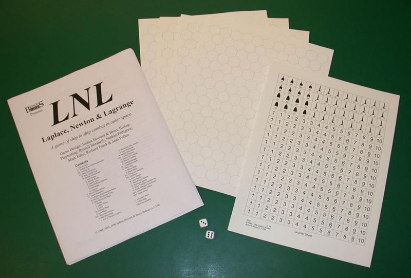 LNL: Laplace, Newton & Lagrange (1994) Board Game