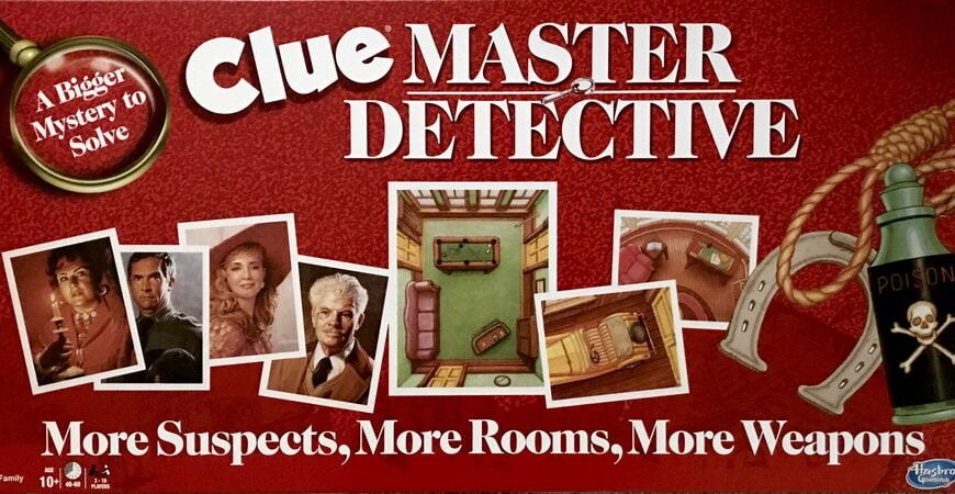 Clue Master Detective (1988) Board Game
