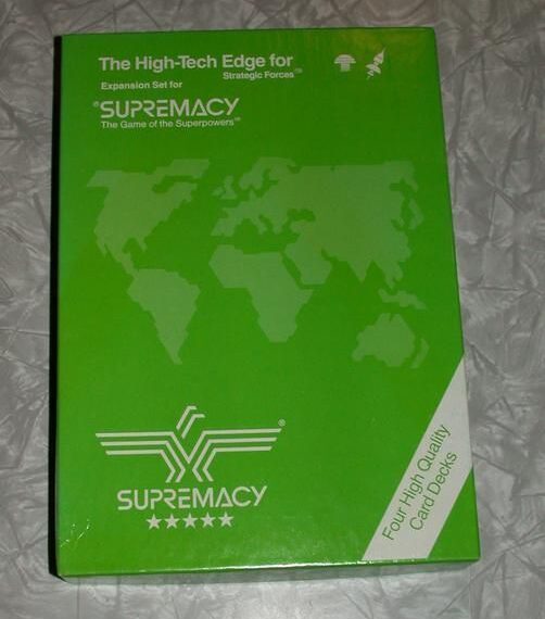 Supremacy: High-Tech Edge for Strategic Forces (1989) Board Game