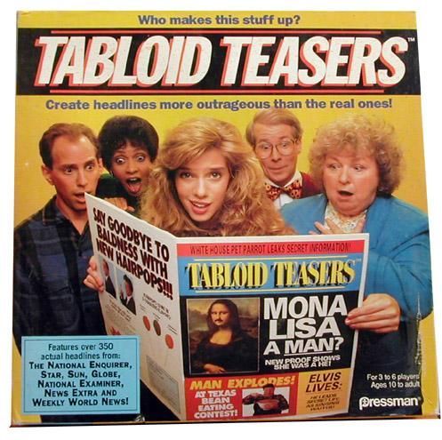 Tabloid Teasers (1991) Board Game