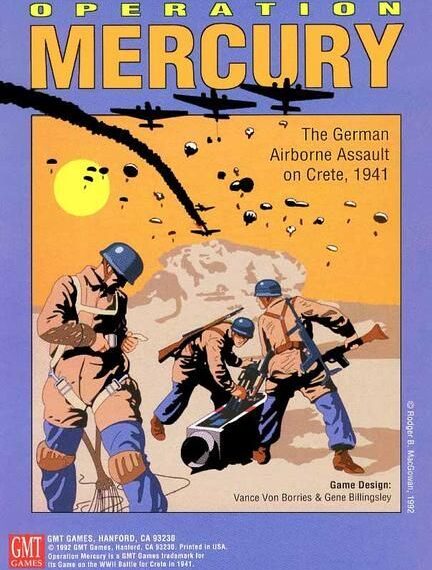 Operation Mercury: The German Airborne Assault on Crete, 1941 (1992) Board Game