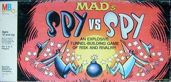 Spy vs Spy (1986) Board Game