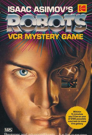 Isaac Asimov’s Robots VCR Mystery Game (1988) Board Game