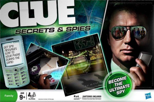 Clue: Secrets & Spies (2009) Board Game
