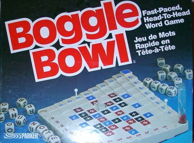 Boggle Bowl (1987) Board Game