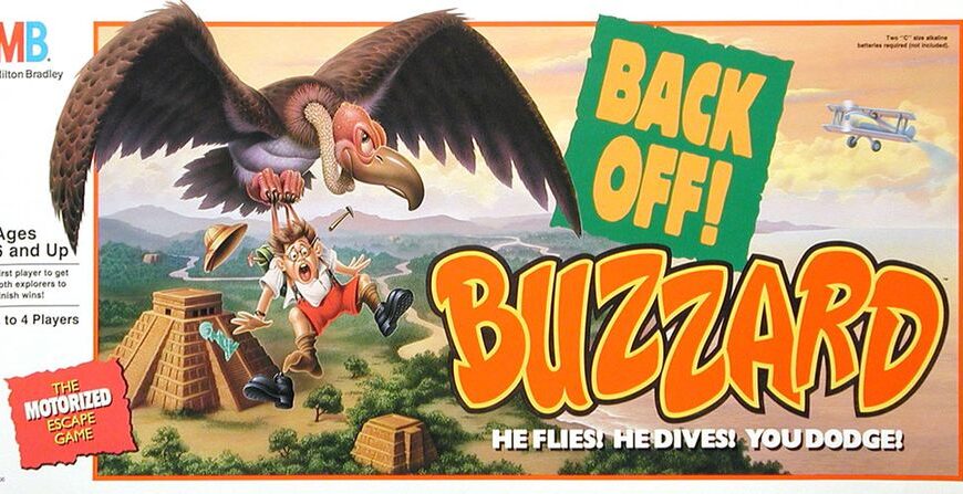 Back Off! Buzzard (1990) Board Game