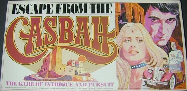 Escape from the Casbah (1975) Board Game