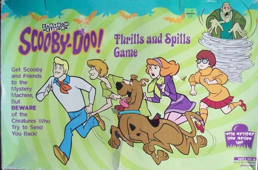Scooby-Doo! Thrills and Spills (1999) Board Game