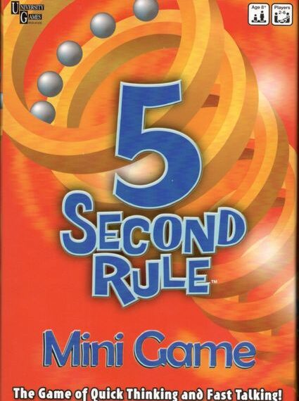 5 Second Rule Mini Game (2016) Board Game
