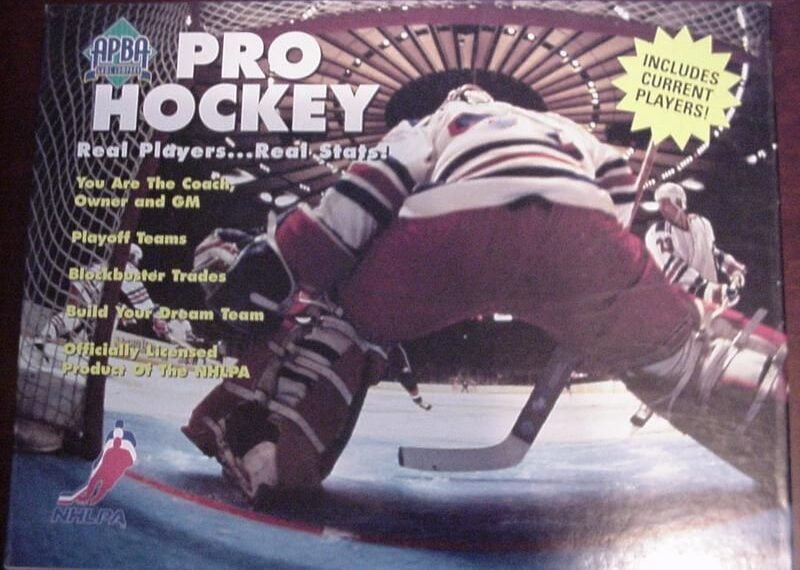 APBA Pro Hockey (1993) Board Game