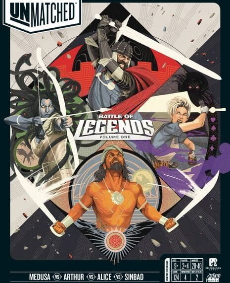 Unmatched: Battle of Legends, Volume One (2019) Board Game