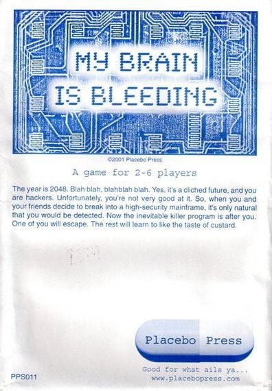 My Brain Is Bleeding (2001) Board Game