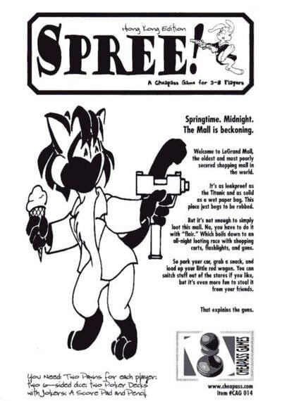 Spree! (1997) Board Game