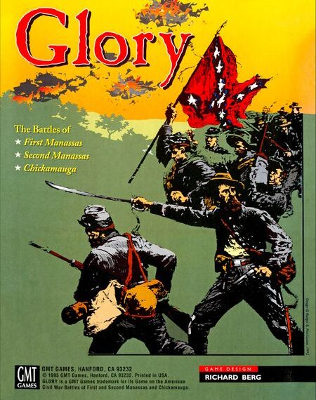 Glory: The Battles of First & Second Manassas and Chickamauga, 1861-63 (1995) Board Game