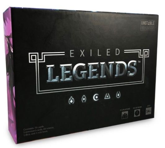 Exiled Legends (2019) Board Game