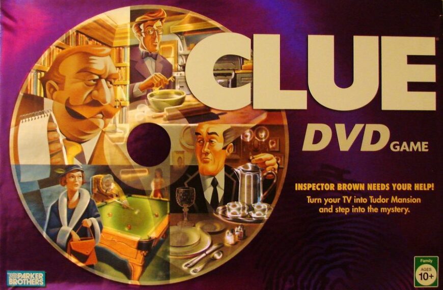 Clue DVD Game (2005) Board Game