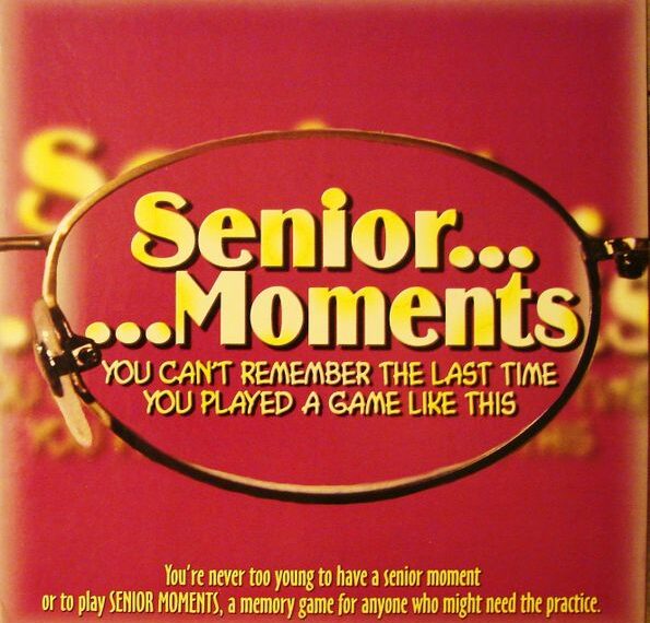 Senior Moments Board Game