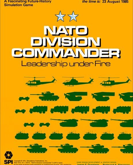 NATO Division Commander (1980) Board Game