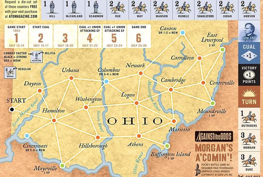 Morgan’s a’ Comin’! (2009) Board Game