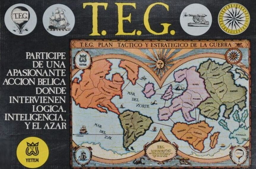 T.E.G.: Plan Táctico y Estratégico de la Guerra (1978) Board Game