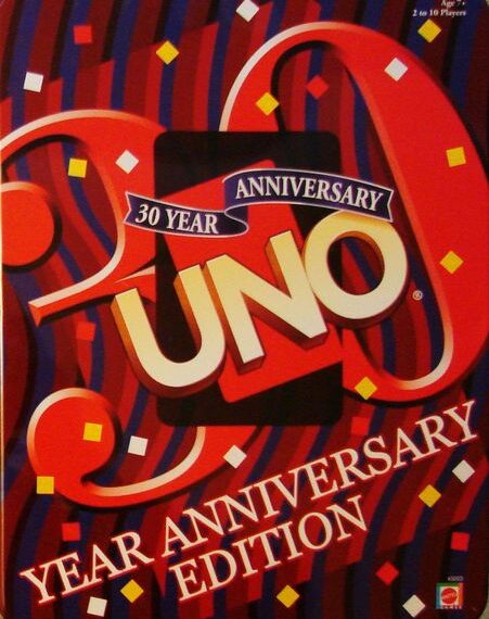 Uno: 30 Year Anniversary Edition (2001) Board Game