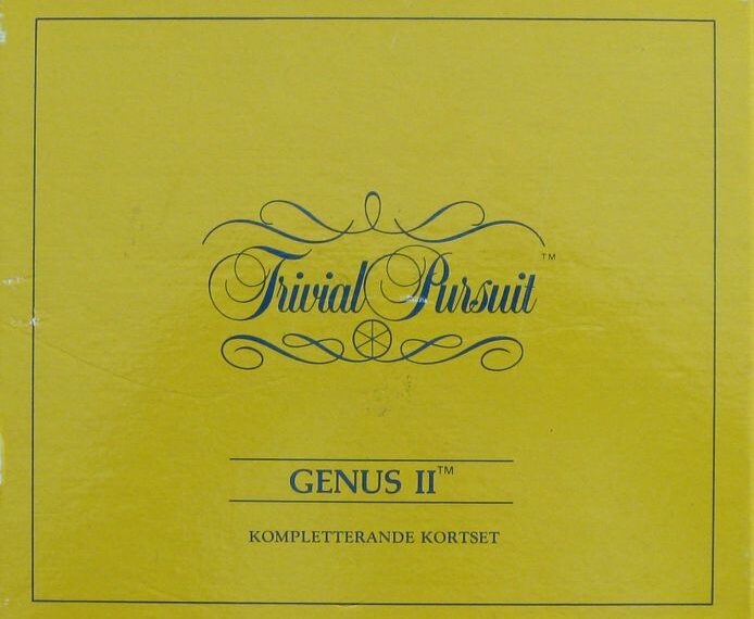 Trivial Pursuit: Genus II (1984) Board Game