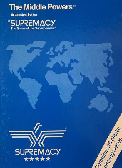 Supremacy: The Middle Powers (1988) Board Game