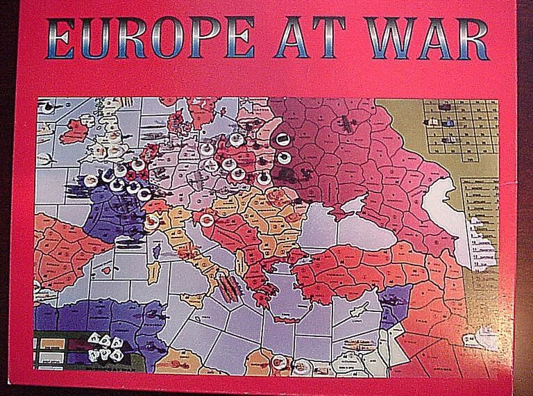 Europe at War (1993) Board Game