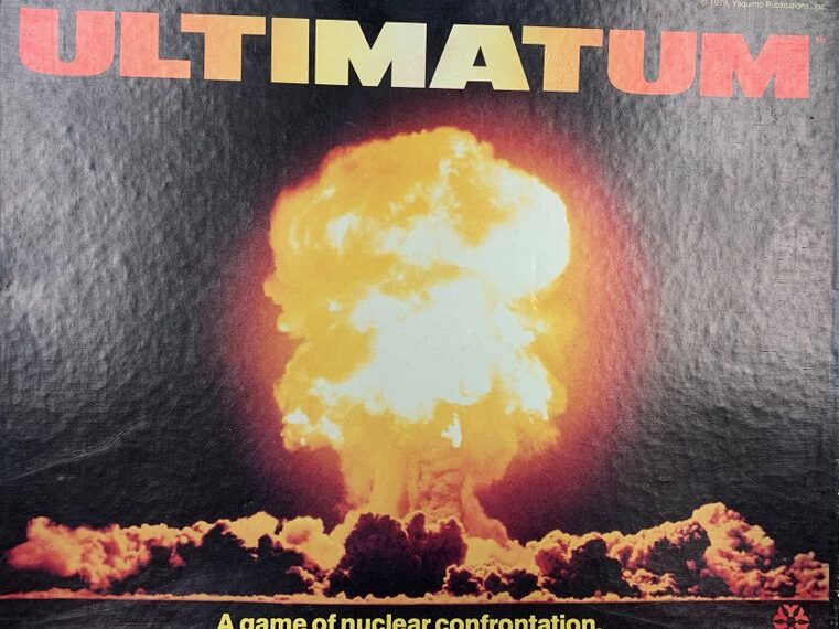 Ultimatum: A Game of Nuclear Confrontation (1979) Board Game