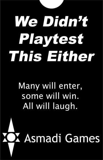 We Didn’t Playtest This Either (2009) Board Game