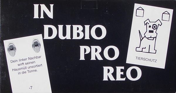 In Dubio Pro Reo (1995) Board Game
